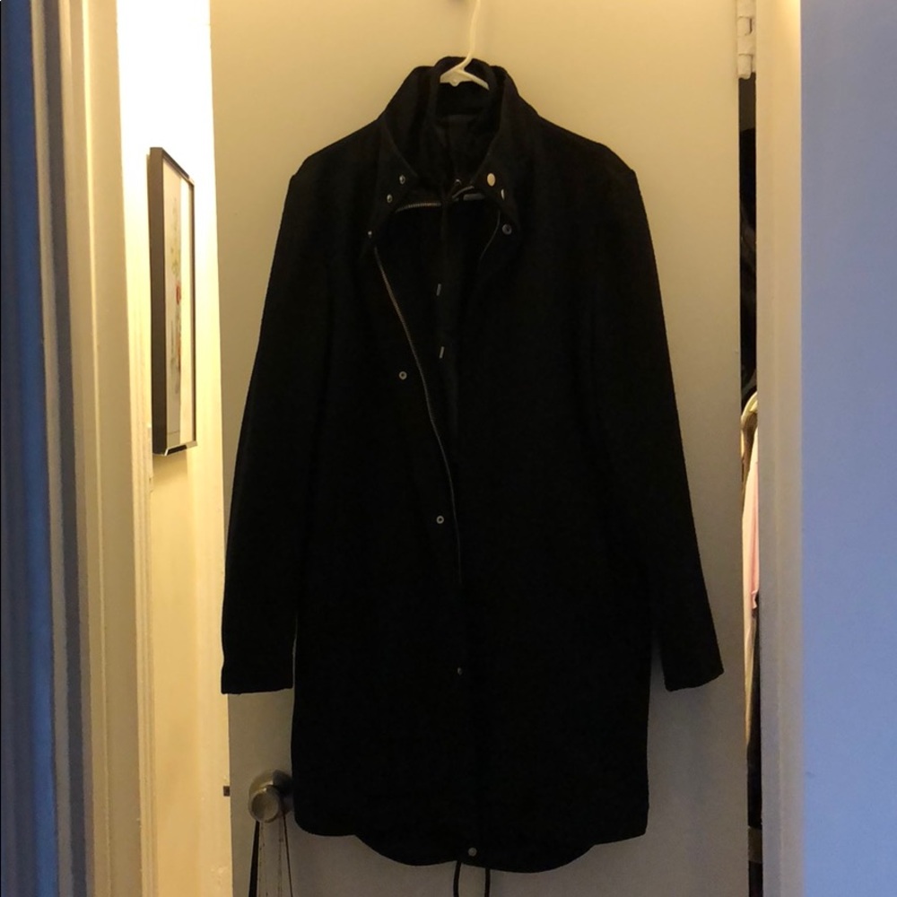 A.OK women’s xl-xxl/men’s medium black overcoat